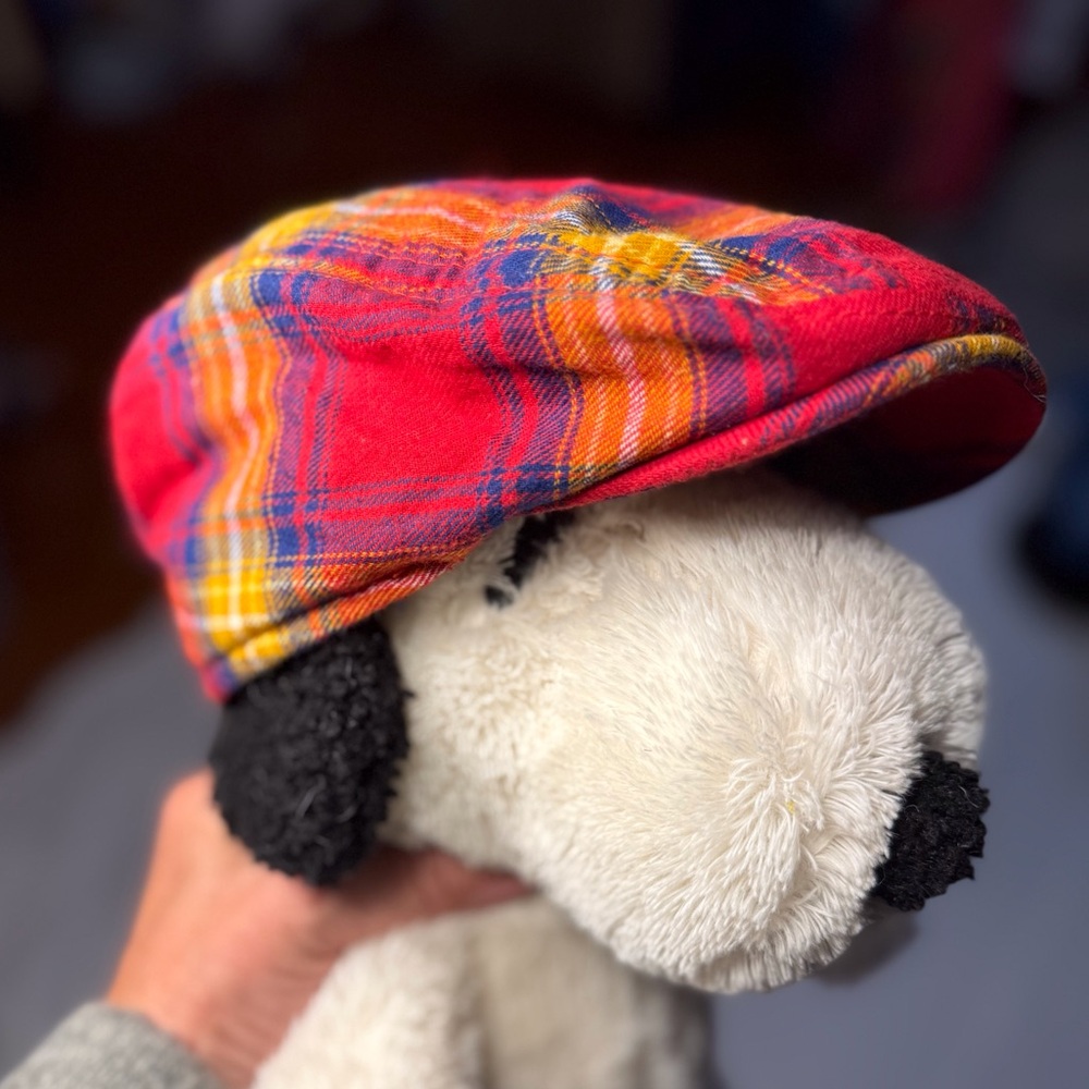 Baby Boys Plaid Flannel Newsboy Cap Hat
